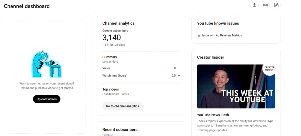 Buy youtube Channel, Youtube channel for sale