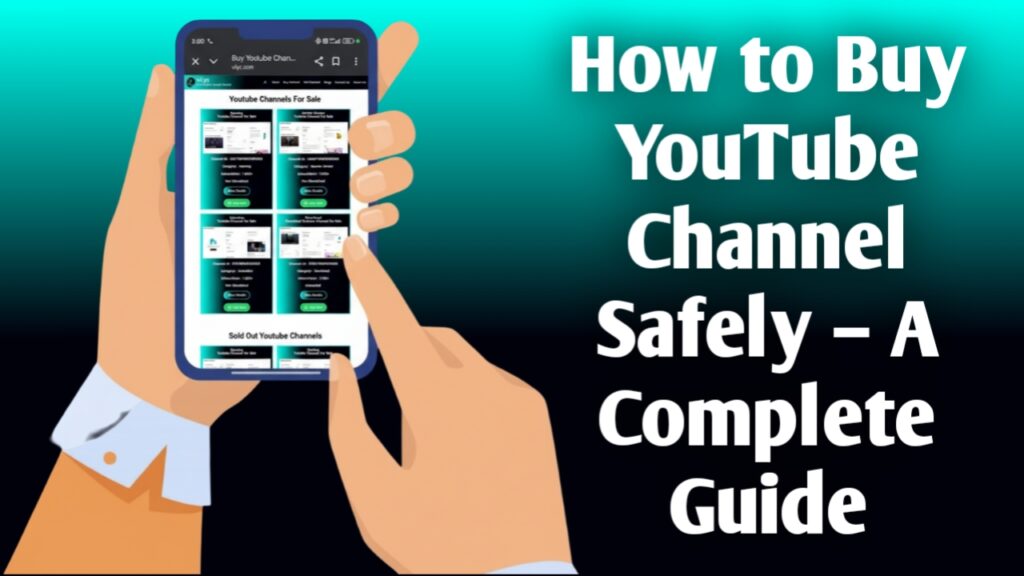 how to buy youtube channel safely