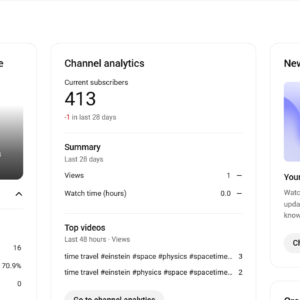 Education Youtube Channel For sale