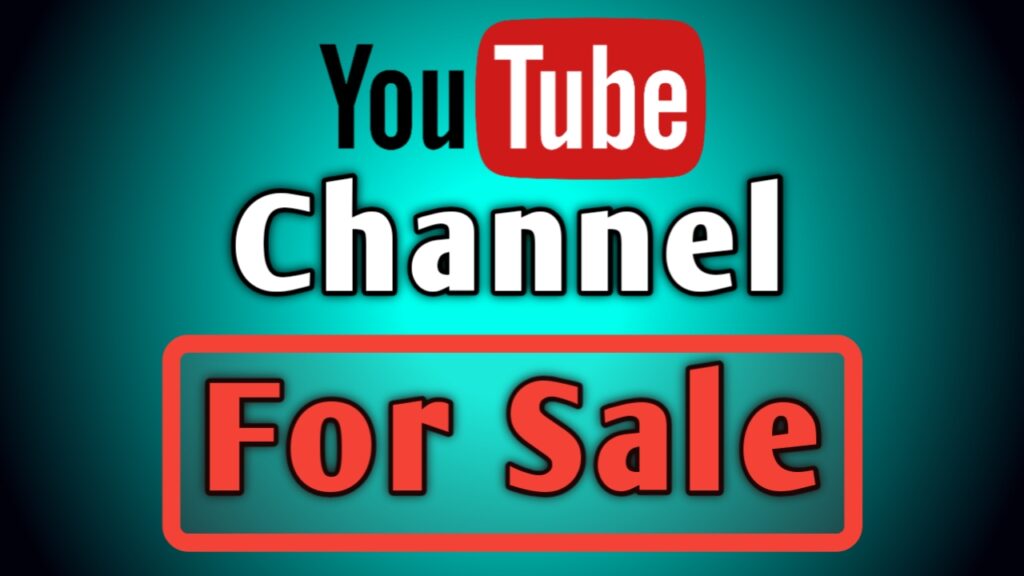 YouTube Channel for Sale