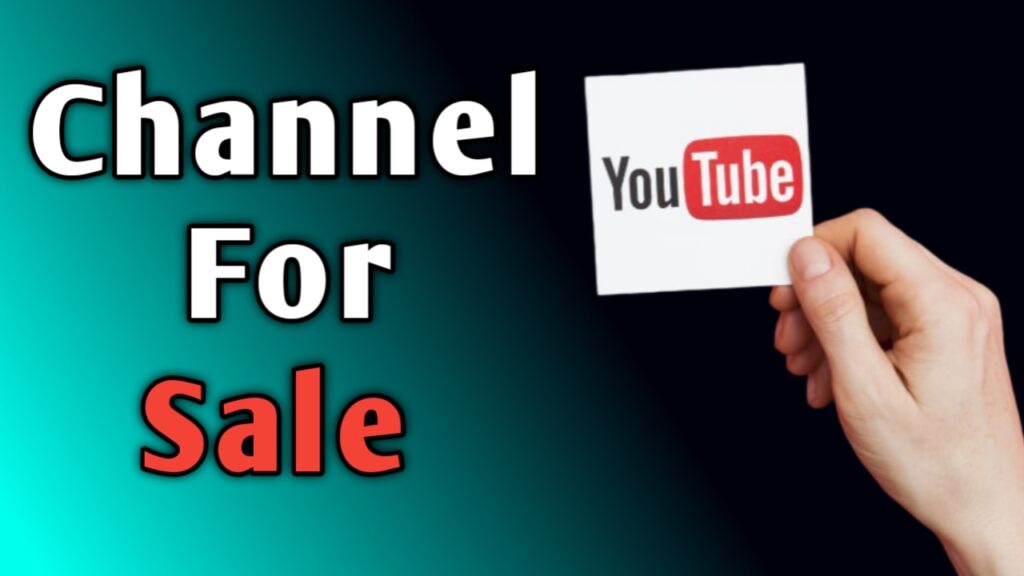 YouTube Channel for Sale