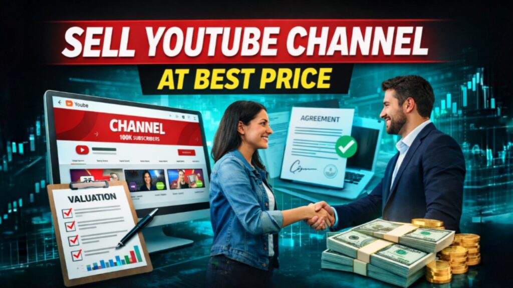Sell YouTube channel at best price