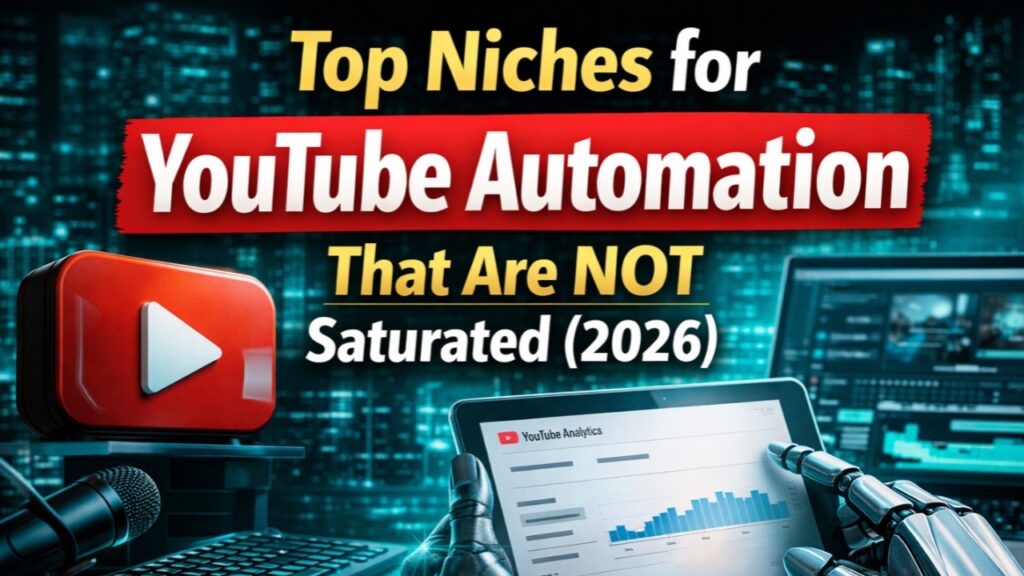Top Niches for YouTube Automation That Are NOT Saturated