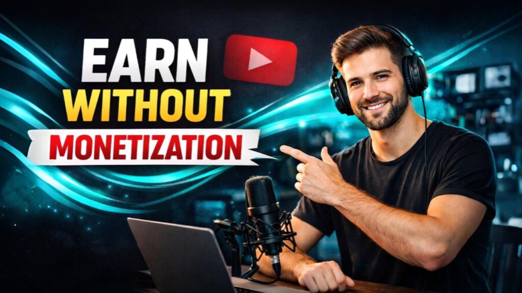 Earn without monetization