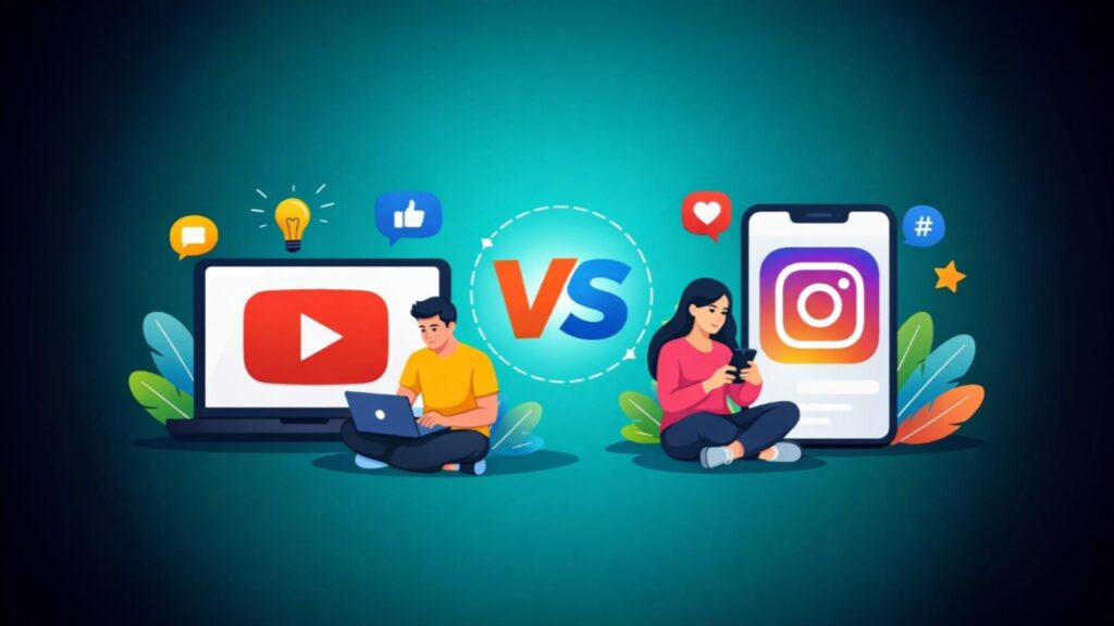 YouTube vs Instagram – where is good scope