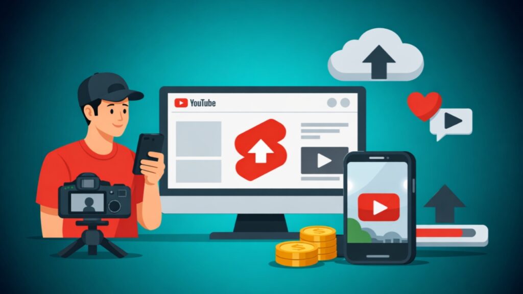 How to upload YouTube shorts