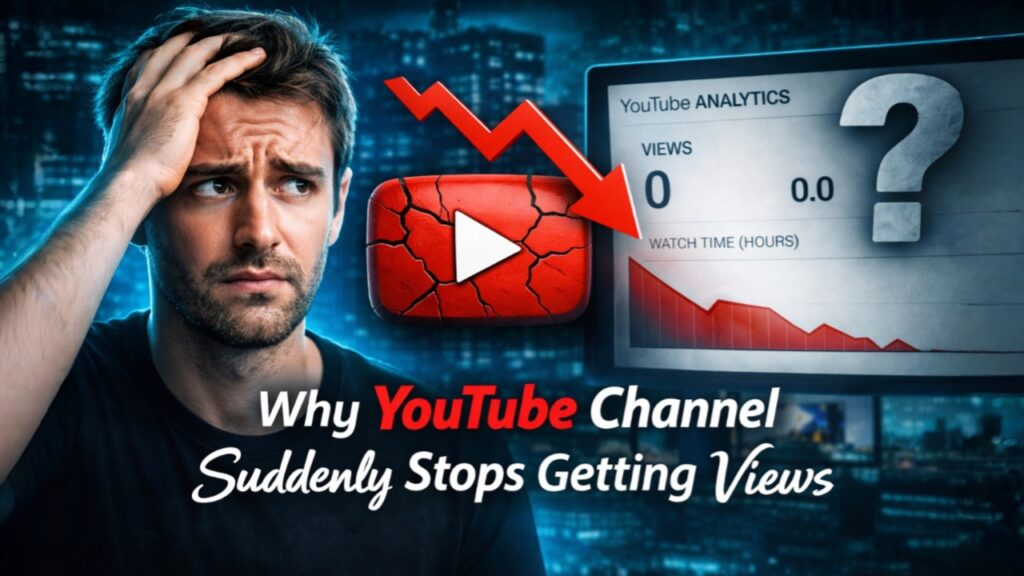 Why YouTube Channel Suddenly Stops Getting Views