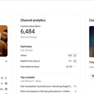 News monetized youtube channel for sale, news youtube channel for sale