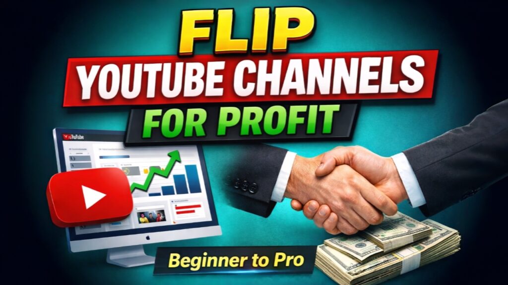 Flip YouTube Channels for Profit