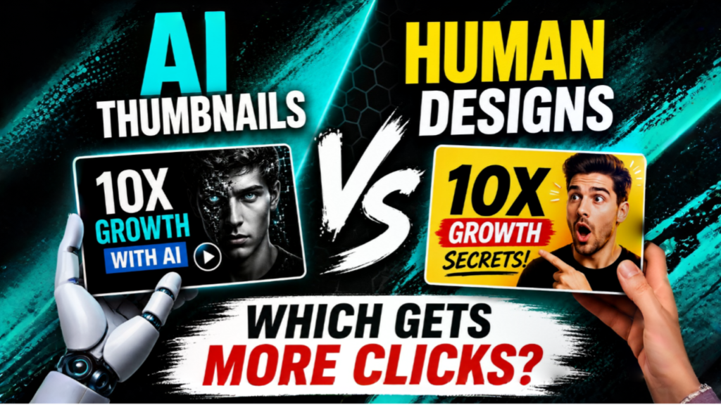 AI Thumbnails vs Human Designs